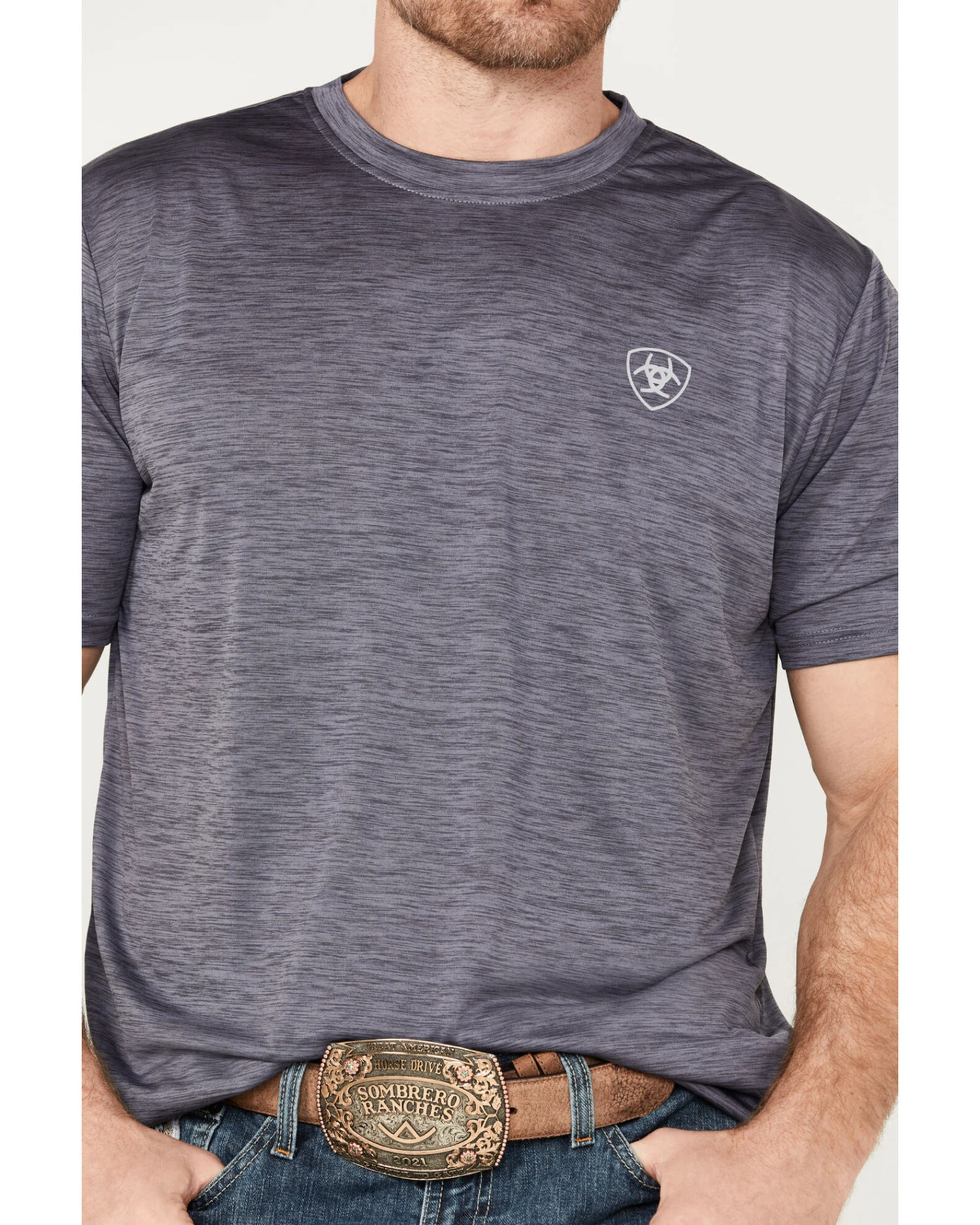 Ariat Men's Vertical Flag Graphic Short Sleeve T-Shirt 5 Ariat Men's Vertical Flag Graphic Short Sleeve T-Shirt - Image 3