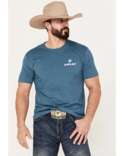 Ariat Men's Land Of The Free Short Sleeve Graphic T-Shirt