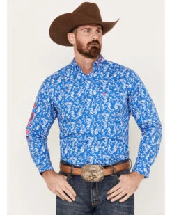 Ariat Men's Team Steven Fitted Long Sleeve Button Down Western Shirt