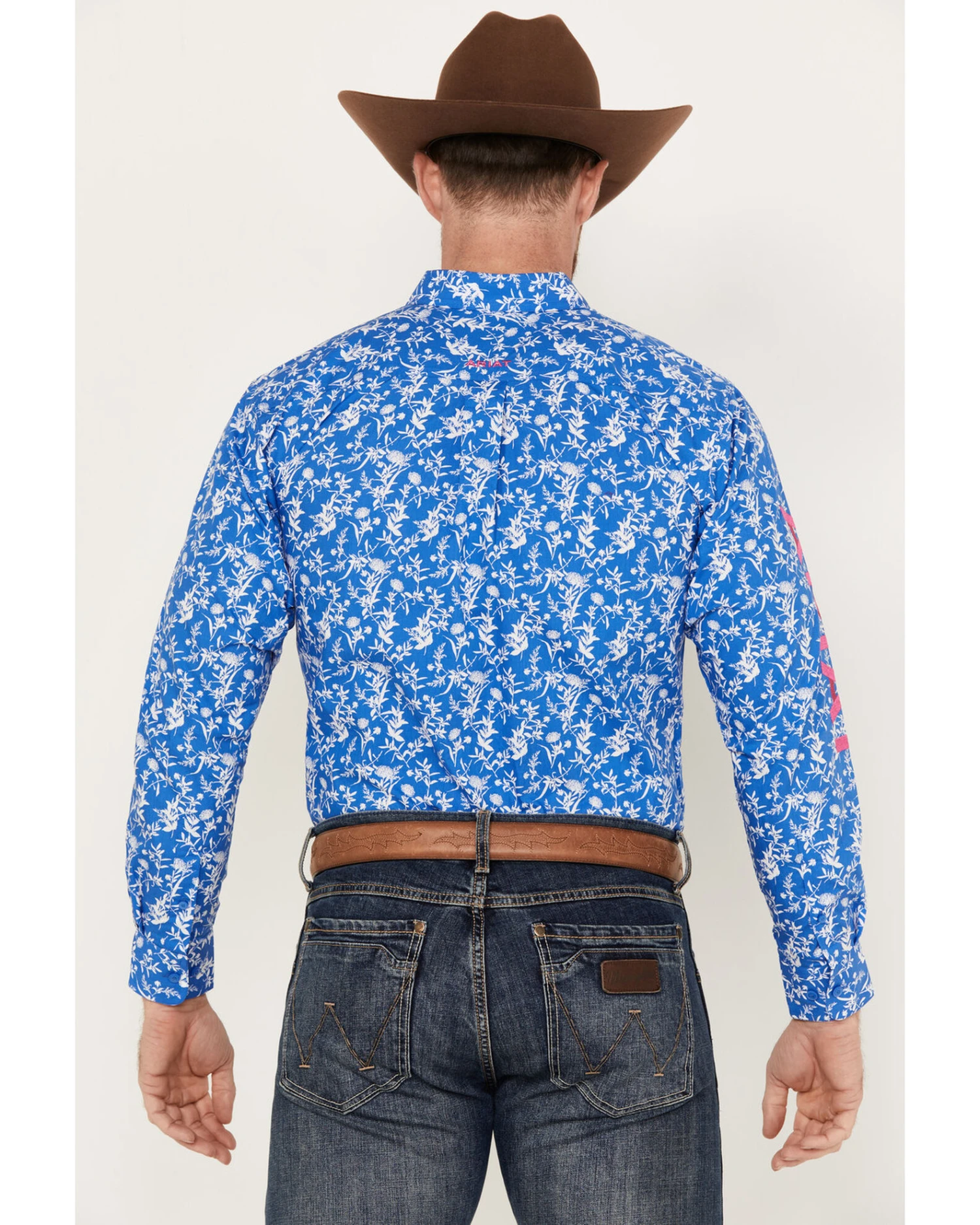 Ariat Men's Team Steven Fitted Long Sleeve Button Down Western Shirt 6 Ariat Men's Team Steven Fitted Long Sleeve Button Down Western Shirt - Image 4