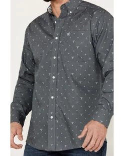 Ariat Men's Faraz Classic Fit Long Sleeve Button Down Western Shirt -Ariat 2000384556 023 P3