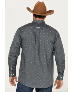 Ariat Men's Faraz Classic Fit Long Sleeve Button Down Western Shirt -Ariat 2000384556 023 P4