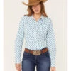 Ariat Women's Kirby Day Dreamer Print Button Down Long Sleeve Western Shirt 2 Ariat Women's Kirby Day Dreamer Print Button Down Long Sleeve Western Shirt -Ariat 2000384674 941 P1