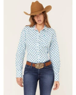 Ariat Women's Kirby Day Dreamer Print Button Down Long Sleeve Western Shirt