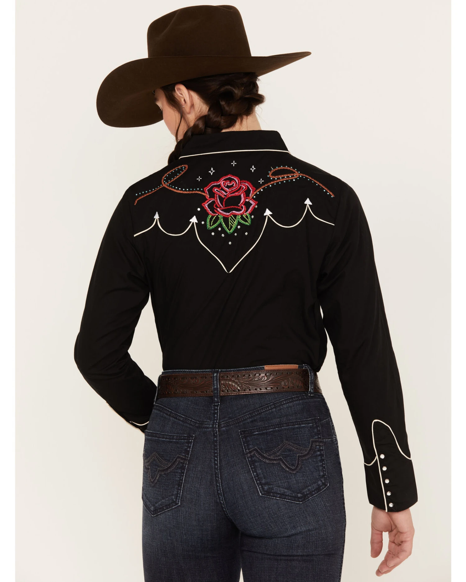 Ariat Women's Wynette Long Sleeve Western Snap Shirt 6 Ariat Women's Wynette Long Sleeve Western Snap Shirt - Image 4