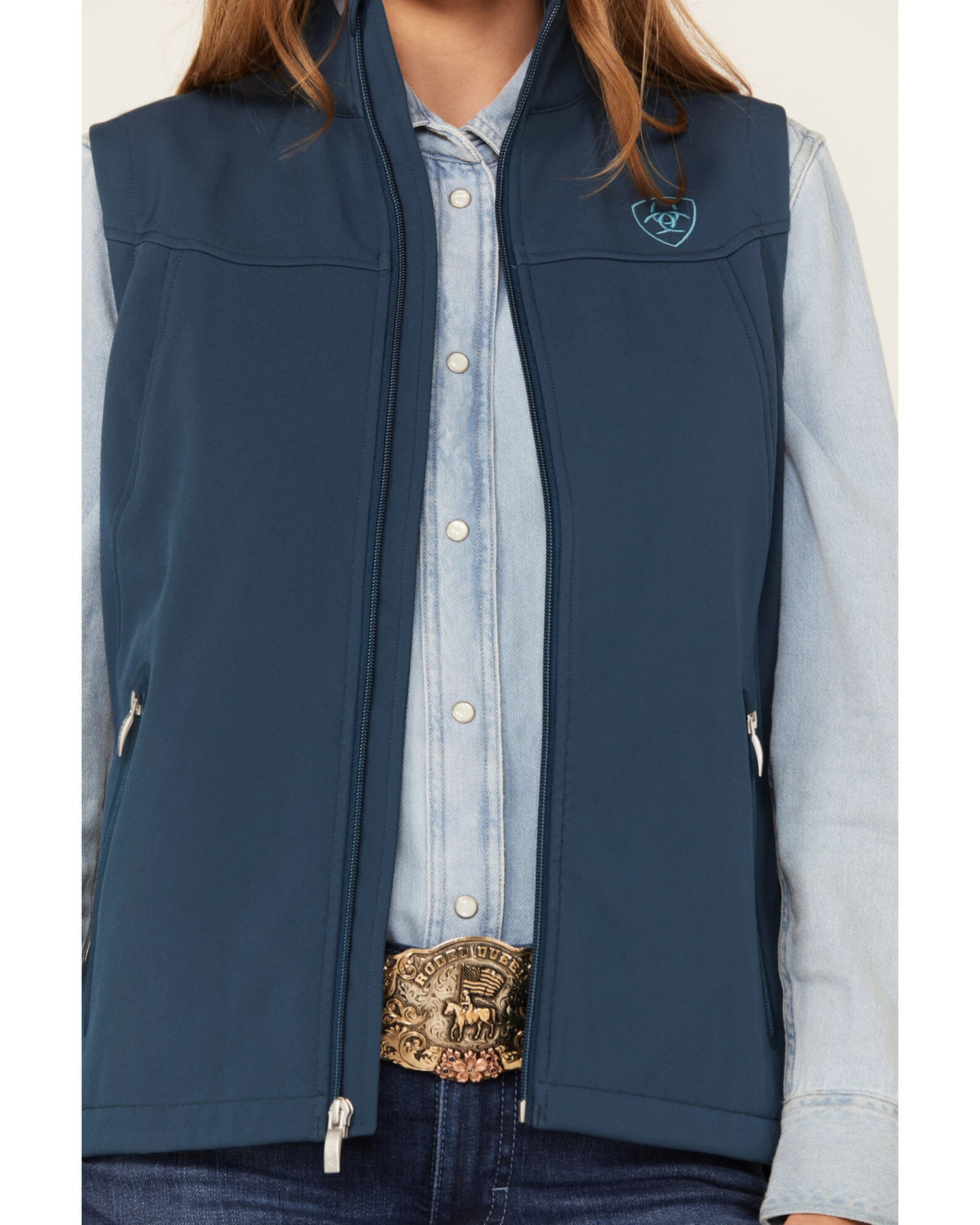 Ariat Women's New Team Softshell Vest 5 Ariat Women's New Team Softshell Vest - Image 3