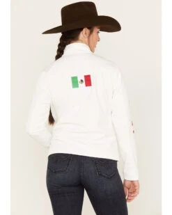 Ariat Women's Classic Team Mexico Flag Softshell Jacket -Ariat 2000384683 100 P4