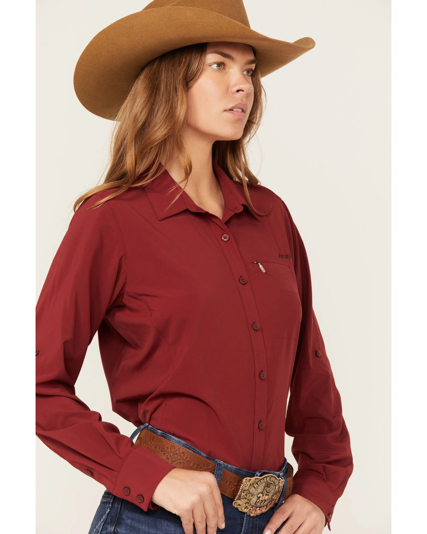 Ariat Women's VentTEK Stretch Long Sleeve Button Down Western Shirt 4 Ariat Women's VentTEK Stretch Long Sleeve Button Down Western Shirt - Image 2