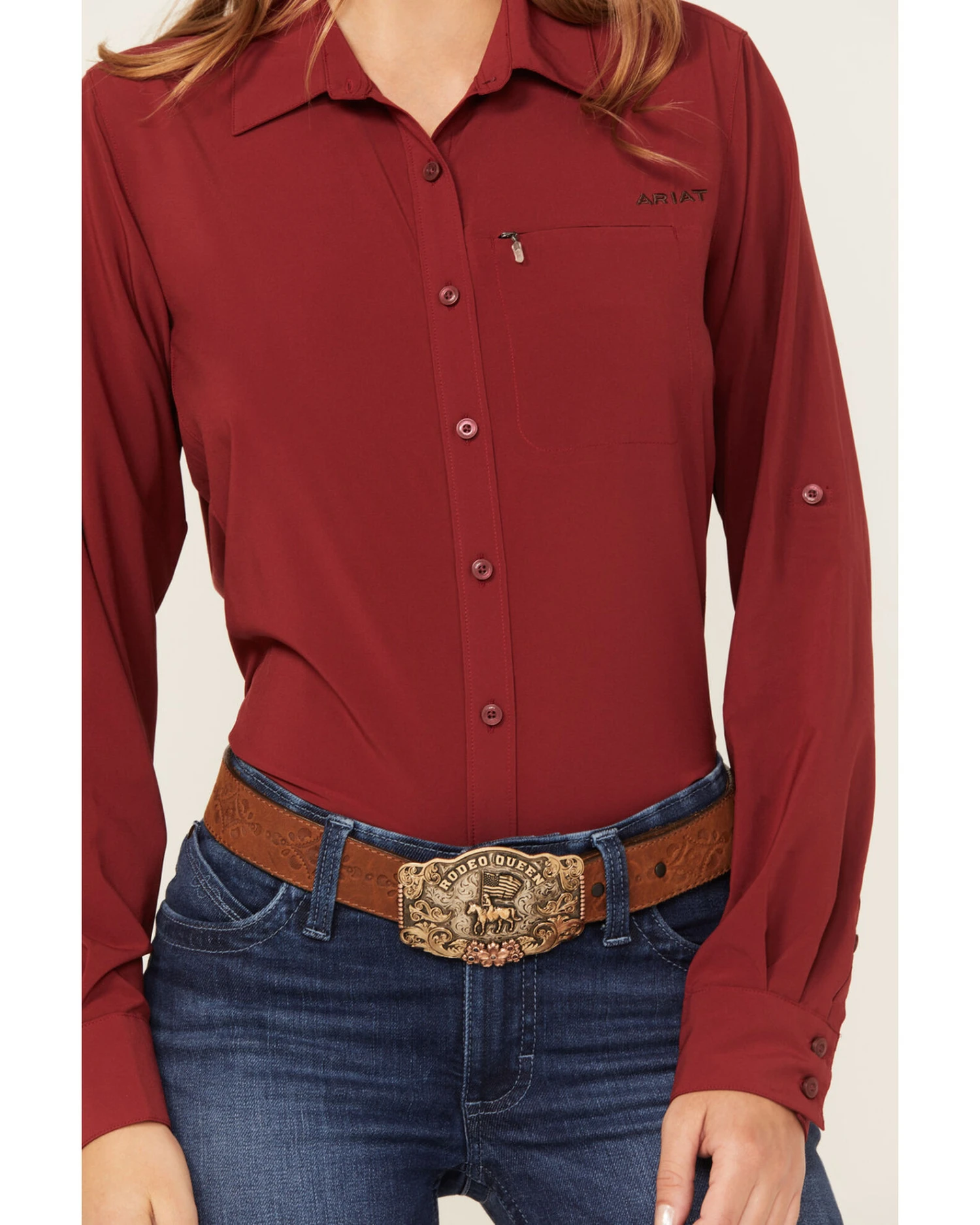 Ariat Women's VentTEK Stretch Long Sleeve Button Down Western Shirt 5 Ariat Women's VentTEK Stretch Long Sleeve Button Down Western Shirt - Image 3