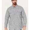 Ariat Men's FR Plaid Print Featherlight Long Sleeve Button Down Work Shirt -Ariat 2000384725 400 P1
