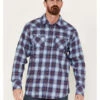 Ariat Men's FR Dagger Plaid Print Long Sleeve Snap Work Shirt -Ariat 2000384728 400 P1
