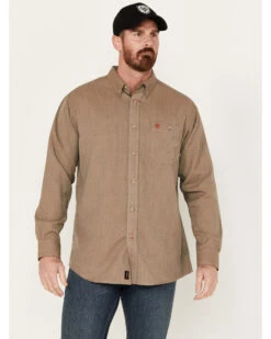 Ariat Men's FR Air Inherent Solid Long Sleeve Button Down Work Shirt