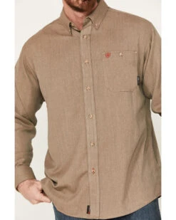 Ariat Men's FR Air Inherent Solid Long Sleeve Button Down Work Shirt -Ariat 2000384747 280 P3
