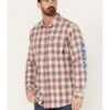 Ariat Men's FR Bentley Logo Plaid Print Ling Sleeve Snap Work Shirt -Ariat 2000384759 900 P1
