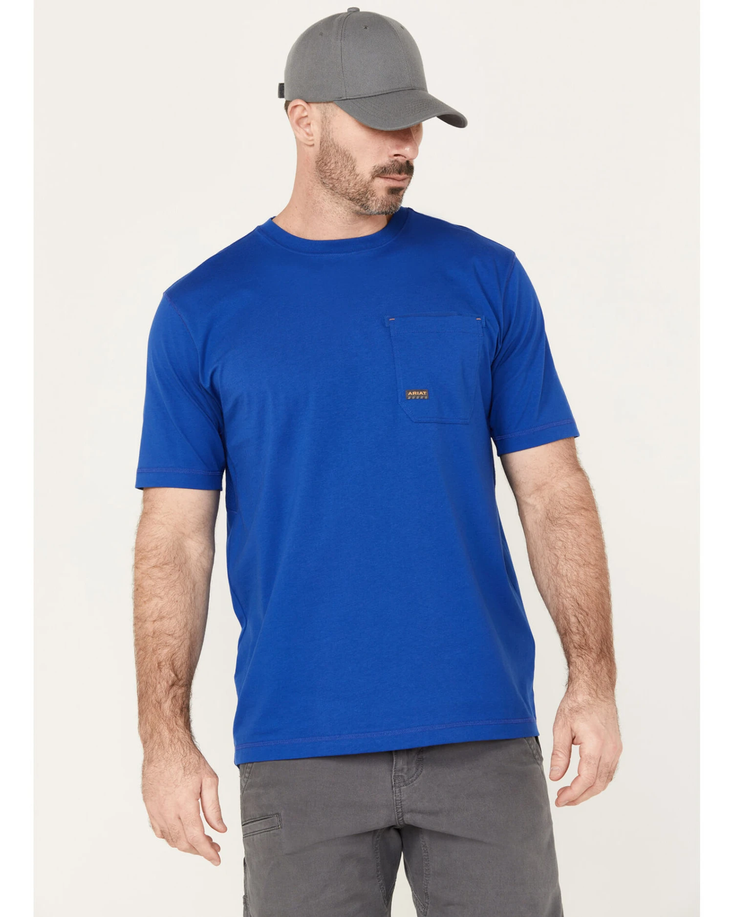 Ariat Men's Rebar Workman Born For This Short Sleeve T-Shirt 6 Ariat Men's Rebar Workman Born For This Short Sleeve T-Shirt - Image 4