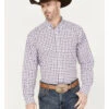 Ariat Men's Meir Plaid Long Sleeve Button Down Western Shirt - Tall -Ariat 2000387197 500 P1
