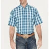 Ariat Men's Enzo Plaid Print Short Sleeve Button Down Western Shirt - Big 2 Ariat Men's Enzo Plaid Print Short Sleeve Button Down Western Shirt - Big -Ariat 2000387255 442 P1
