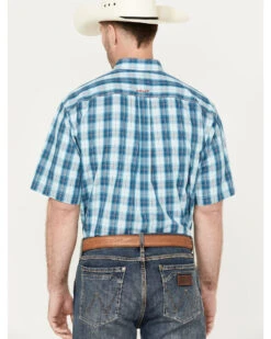 Ariat Men's Enzo Plaid Print Short Sleeve Button Down Western Shirt - Tall 9 Ariat Men's Enzo Plaid Print Short Sleeve Button Down Western Shirt - Tall -Ariat 2000387256 442 P4