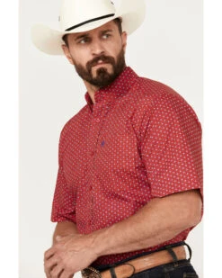 Ariat Men's Jeremy Star Print Button-Down Short Sleeve Stretch Western Shirt -Ariat 2000387270 600 P2