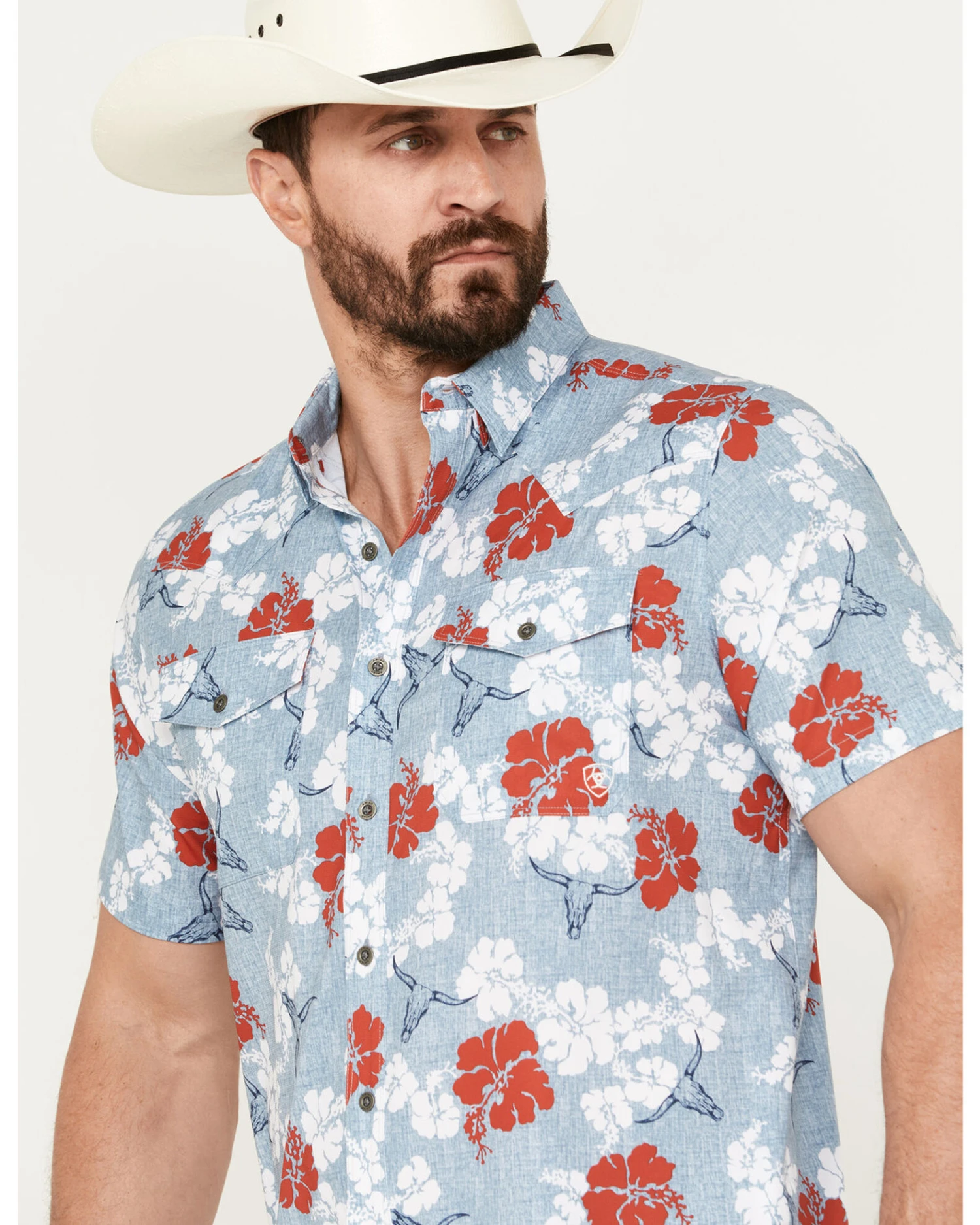 Ariat Men's VentTEK Aloha Fitted Western Performance Shirt 4 Ariat Men's VentTEK Aloha Fitted Western Performance Shirt - Image 2