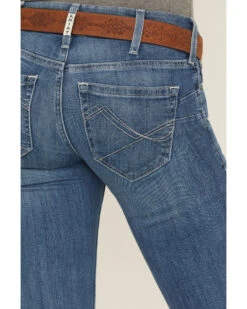 Ariat Women's R.E.A.L Mid Rise Patricia Stretch Main Bootcut Jeans 9 Ariat Women's R.E.A.L Mid Rise Patricia Stretch Main Bootcut Jeans -Ariat 2000391047 400 P4