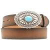 Ariat Women's Silver And Turquoise Belt 1 Ariat Women's Silver And Turquoise Belt -Ariat 258U48 41 P1
