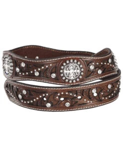 Ariat Scalloped Hand Tooled & Embellished Western Belt 6 Ariat Scalloped Hand Tooled & Embellished Western Belt -Ariat 258U52 41 P2
